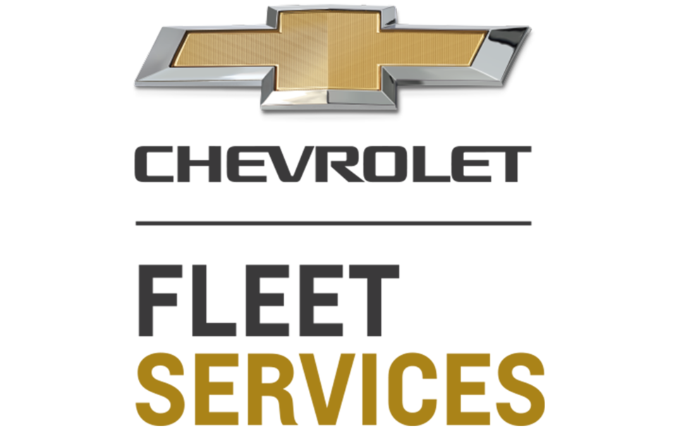 Logotipo de Chevrolet Fleet Services para Silverado Turbo 2024, camioneta de trabajo