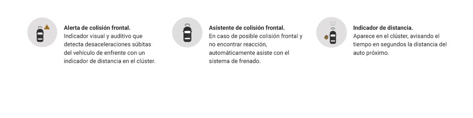 Alerta de colisión frontal, asistente de colisión frontal e indicador de distancia para Chevrolet Silverado Turbo 2024